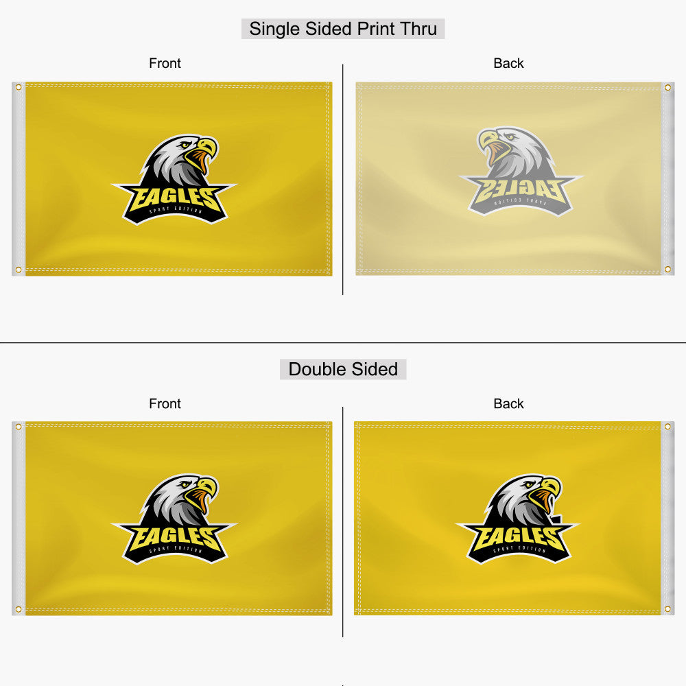 Custom pole flag
