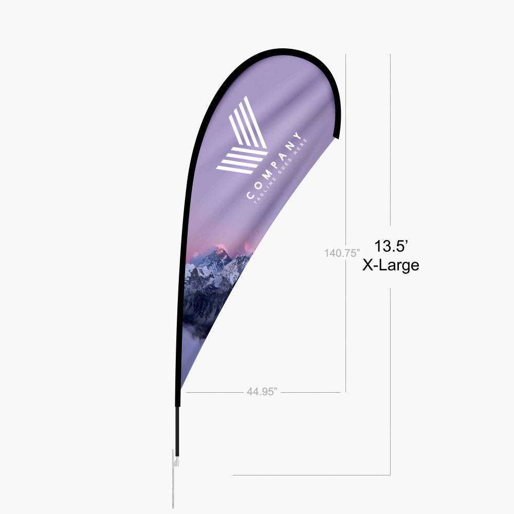 Teardrop flag