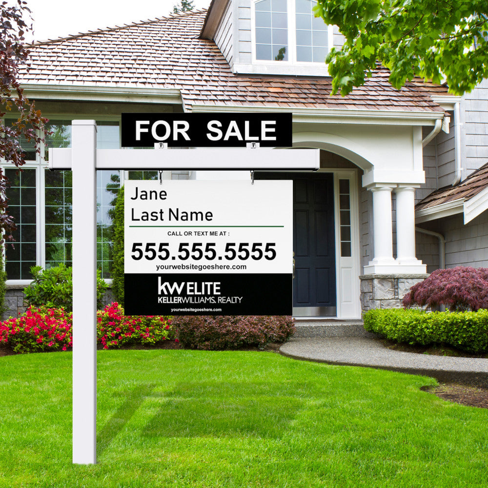 Aluminum sandwich board sign