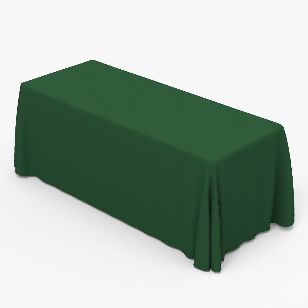 Solid color table throw