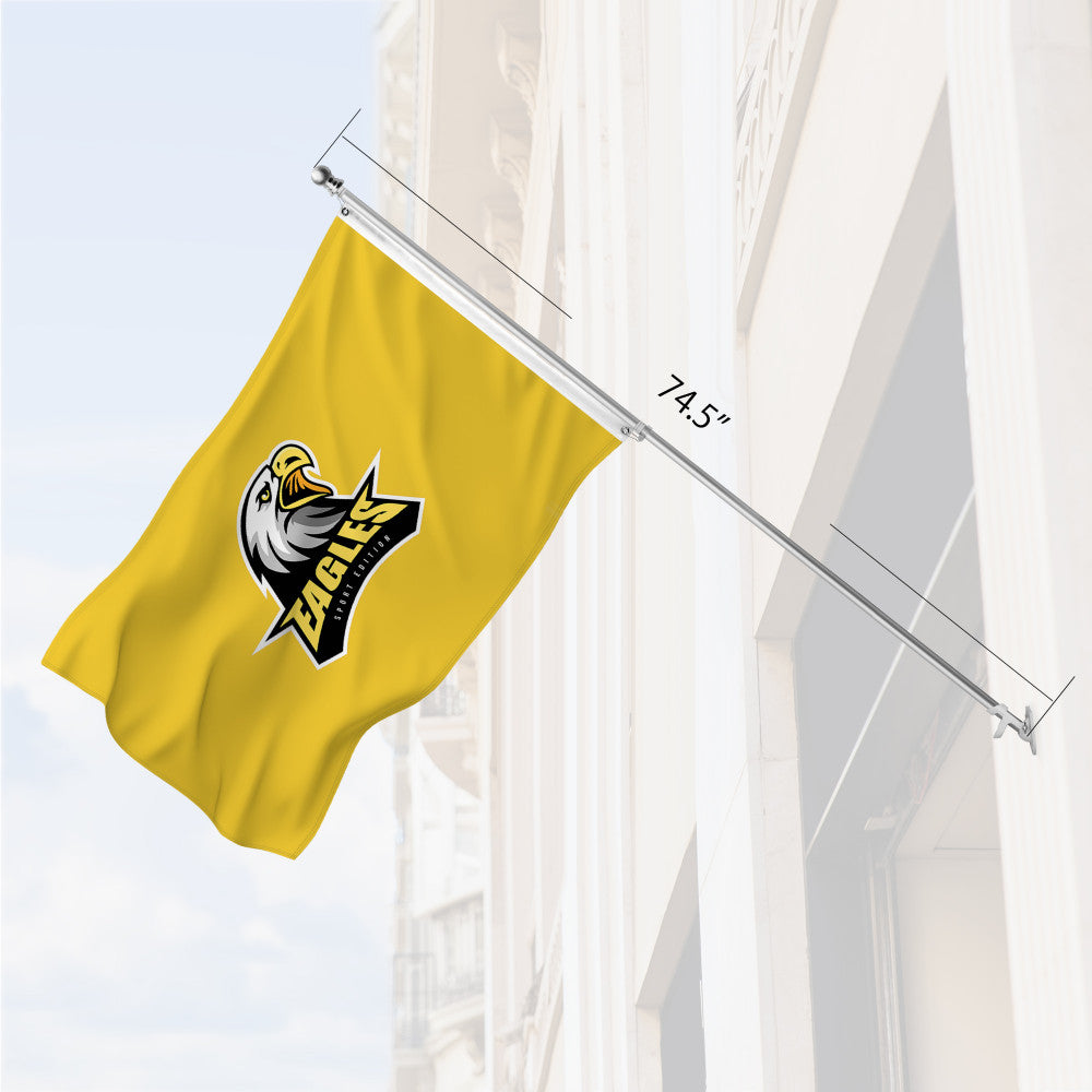 Custom pole flag