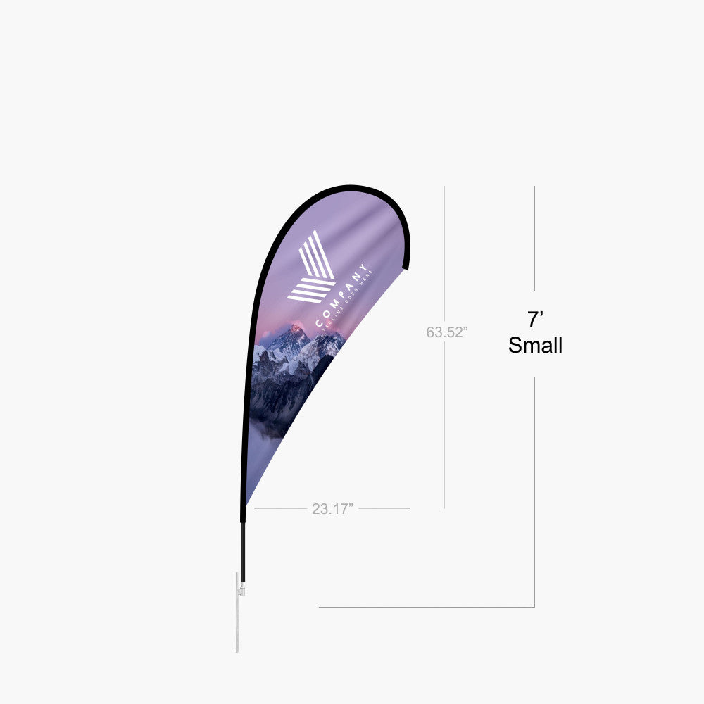 Teardrop flag