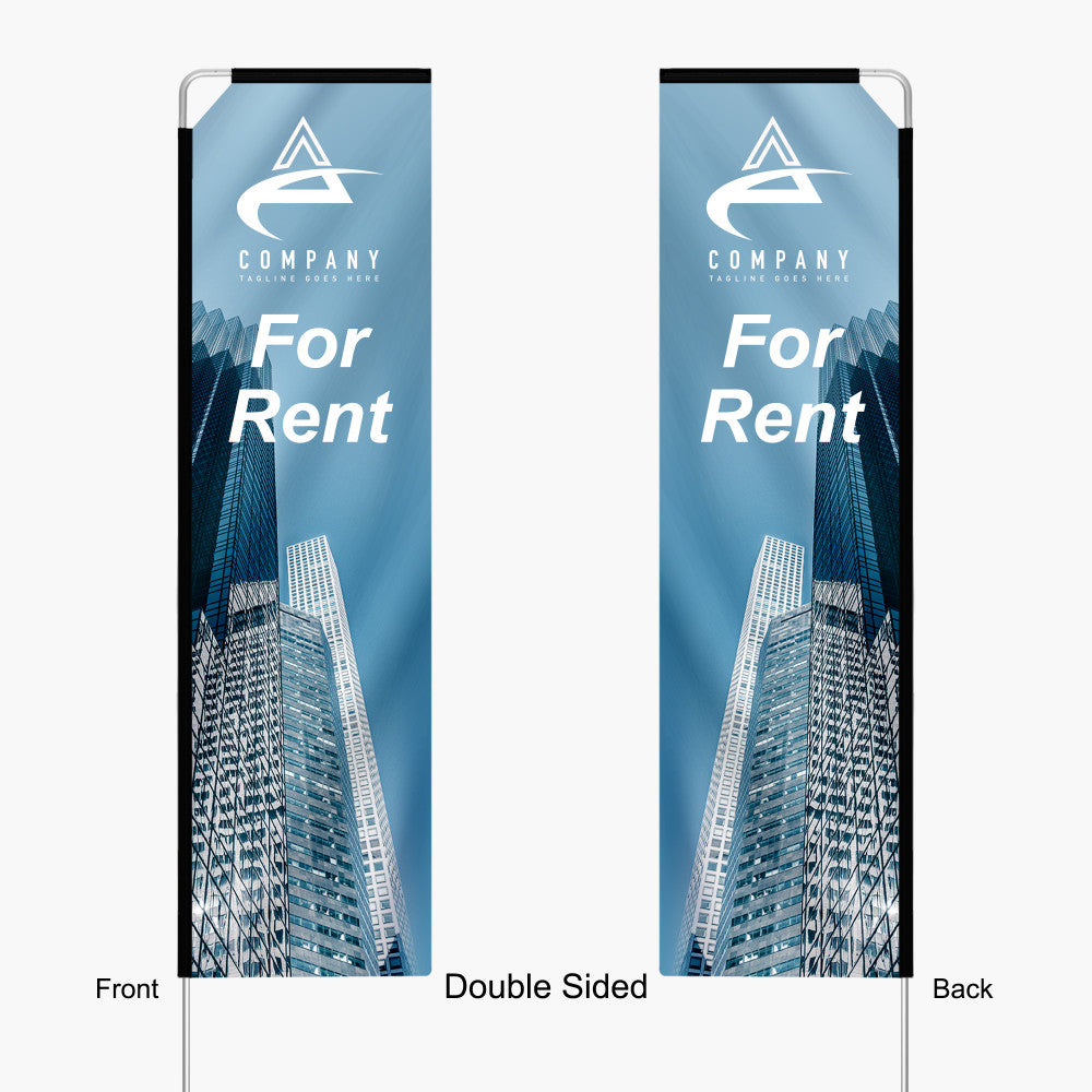 Rectangle flag hardware