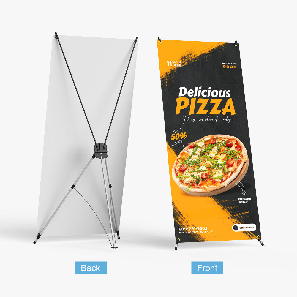 X-Stand banner display