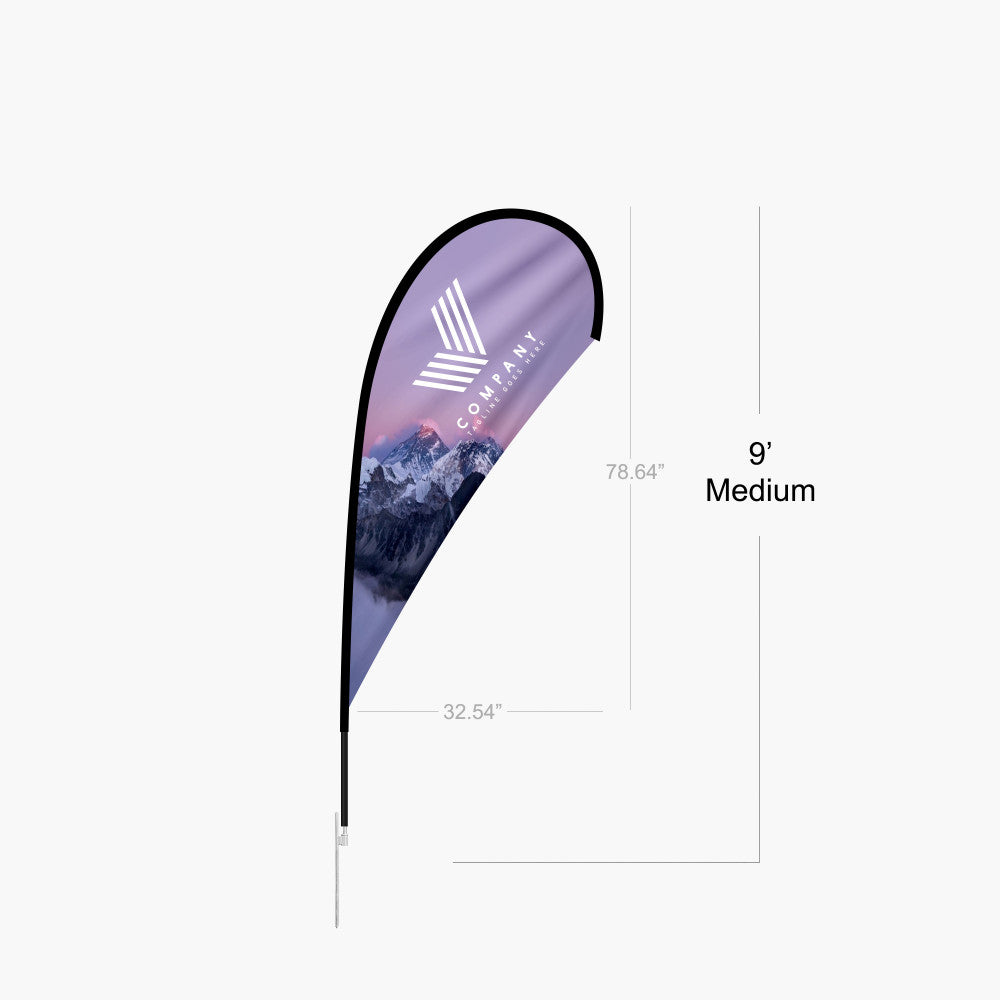 Teardrop flag